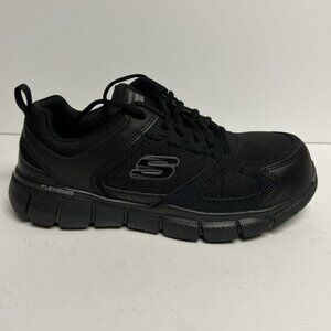 Skechers Women's Telfin Composite Toe Sneaker Black, Size 8 M